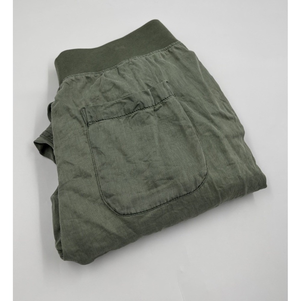 Faherty Women's‎ M Tencel Linen Green Ankle Jogger